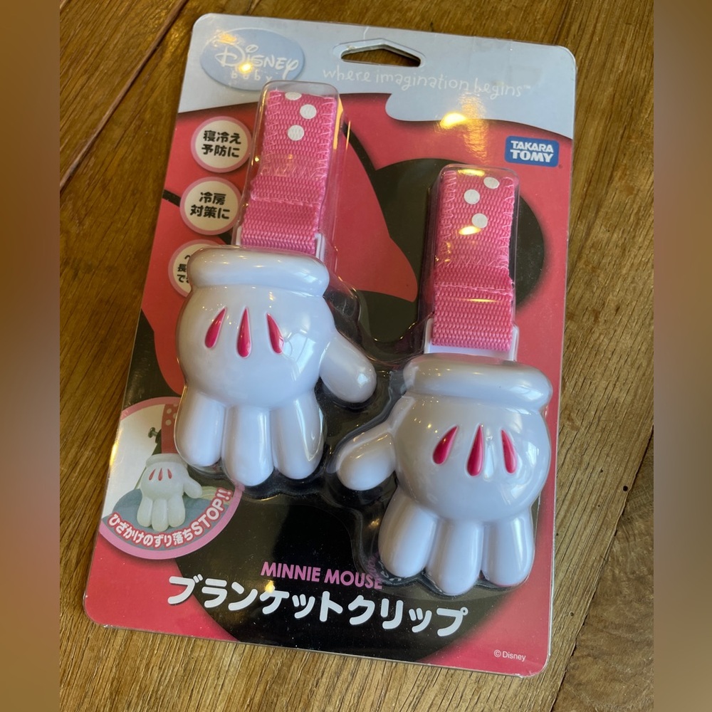 Takara Tomy Disney Baby Minnie Mouse Blanket Clip